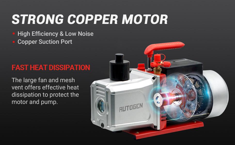 2-Stage 12CFM 1/2HP Air Vacuum Pump - Autogen