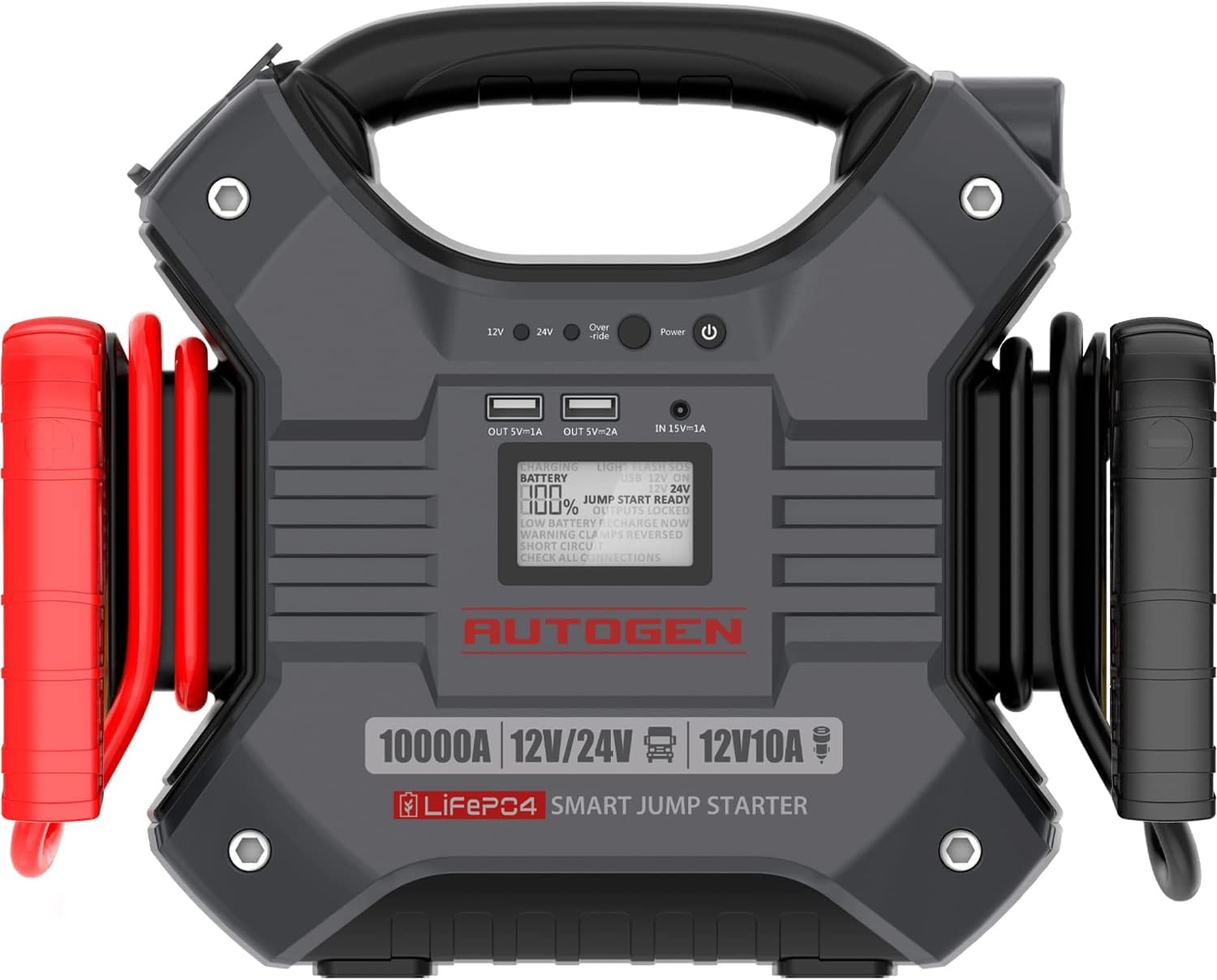 10000A 12V/24V Jump Starter Lithium Iron Phosphate (LiFePO4) Batteries - Autogen