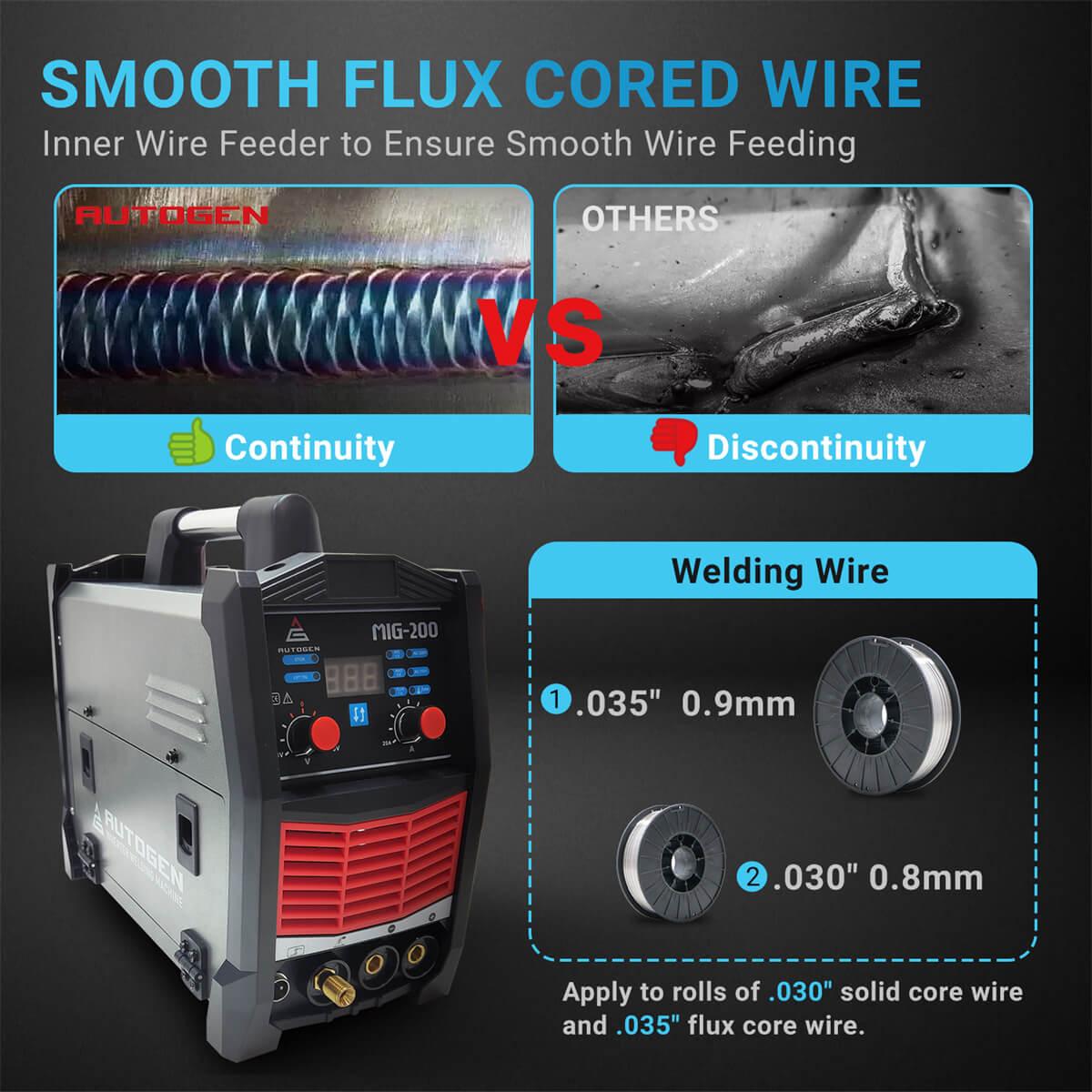 200A MIG Welder 3 in 1 Flux MIG/Lift TIG/MMA Stick Welder - Autogen