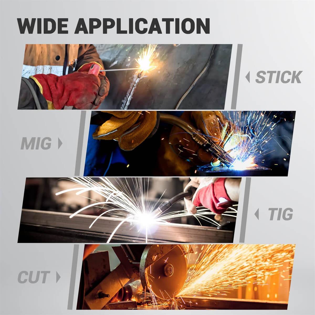 AUTOGEN® Colorful Welding Helmet Auto Darkening Solar Powered True Color - Autogen