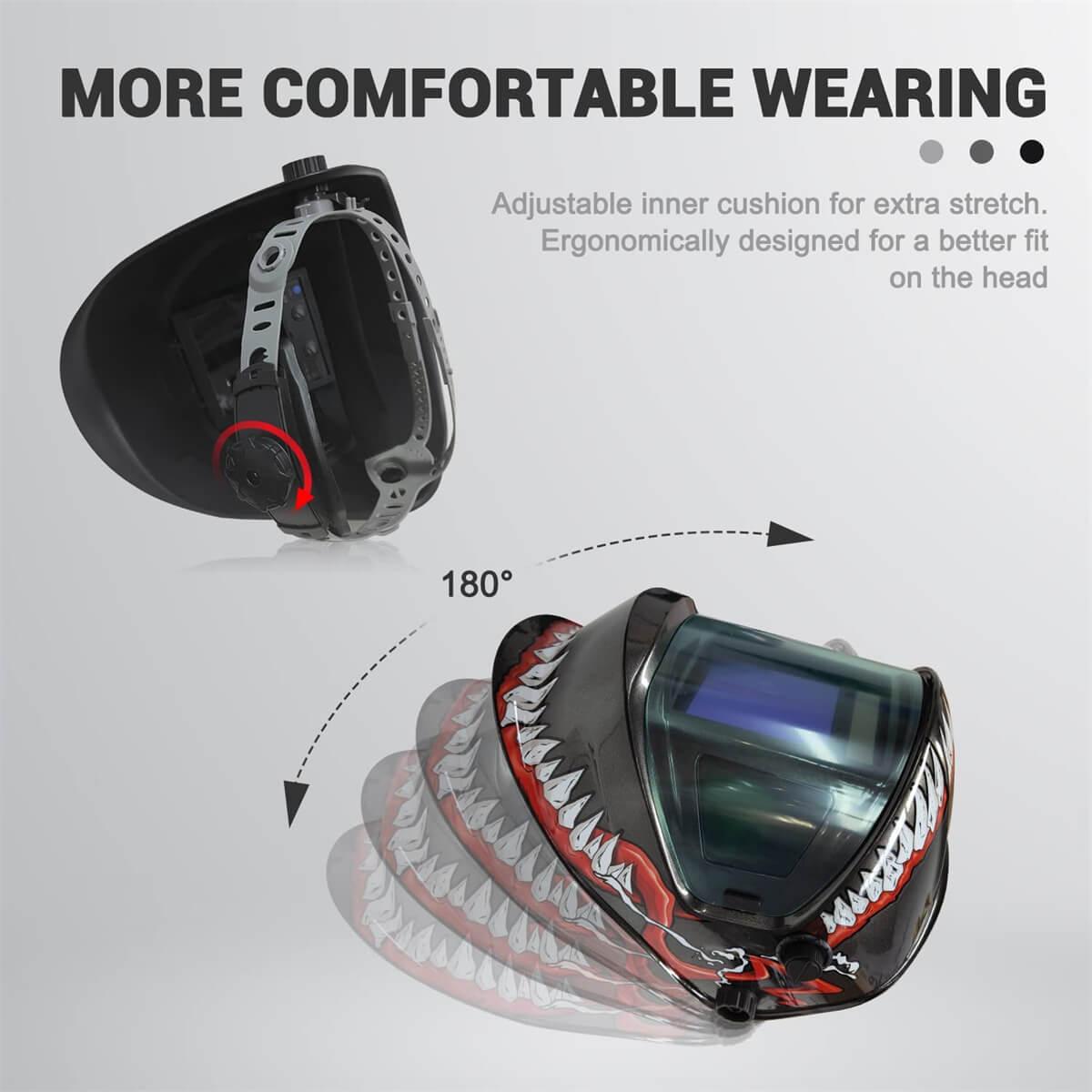 AUTOGEN® Colorful Welding Helmet Auto Darkening Solar Powered True Color - Autogen