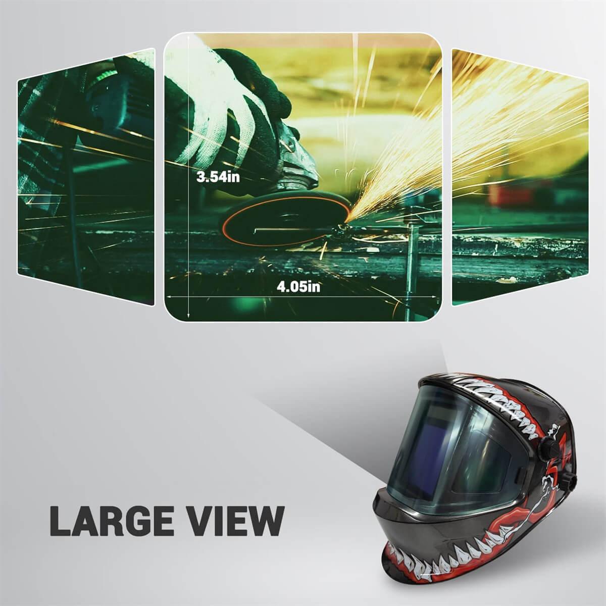 AUTOGEN® Colorful Welding Helmet Auto Darkening Solar Powered True Color - Autogen