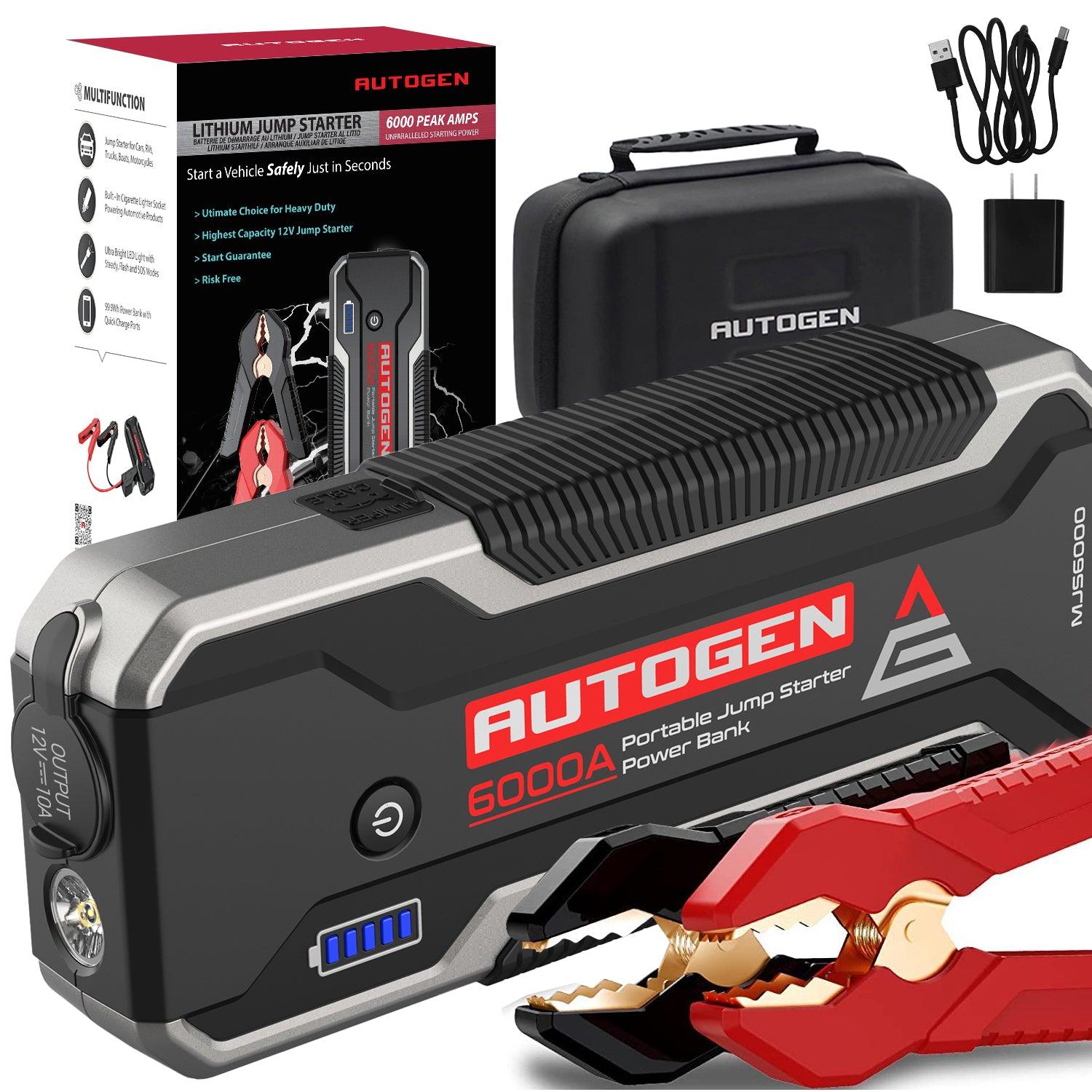 6000A Portable Jump Starter Power Bank