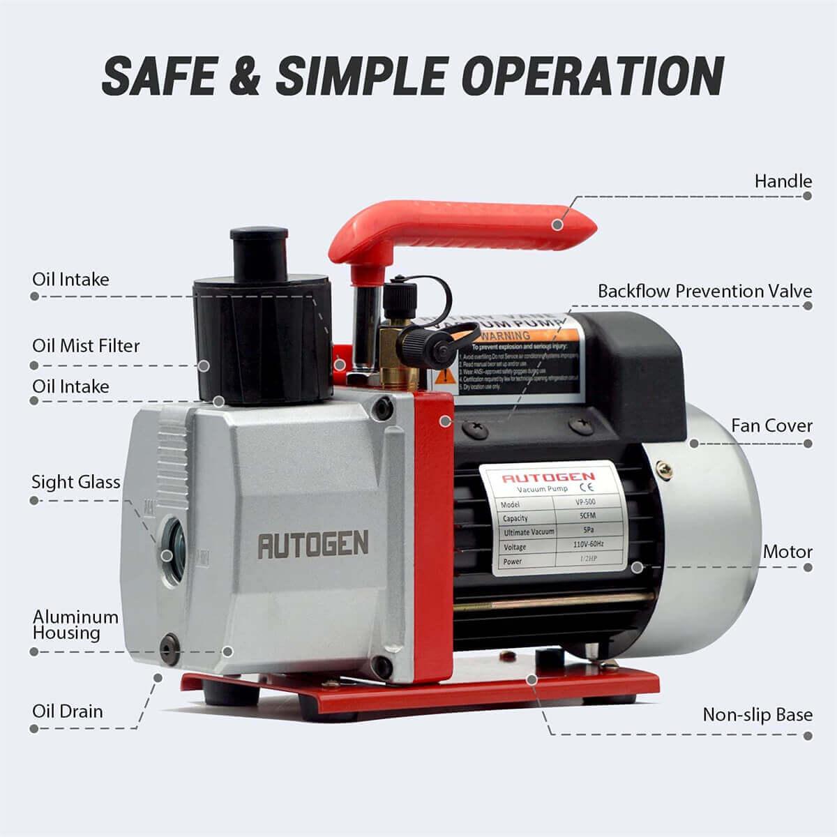 Online shopping for Vacuum Pumps - Air Conditioning Tools & Equipment from a great selection at Autogen.
