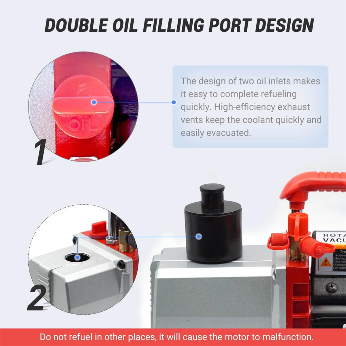 Vacuum Pump 2-Stage 7CFM