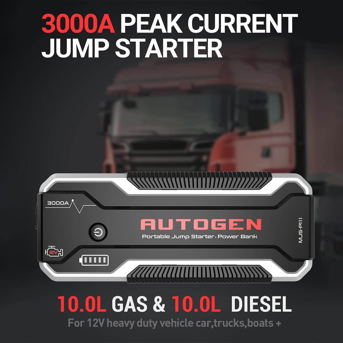 Jump Starter  3000A Jump Starter – Autogen