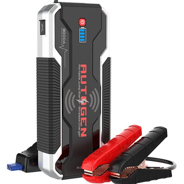 Jump Starter, 3000A Peak 24000mAh Car Battery Jump Starter (up to 8.0L Gas  and 8.0L Diesel Engine), 12V Jump Starter Battery Pack, Portable Jump